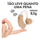 Aparelho auditivo Solução Rápida D23 da LOJA VIVA LAR, dispositivo discreto para melhorar a audição no dia a dia.