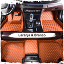 Conjunto de tapetes automotivos de luxo da Viva Lar, com acabamento sob medida para conforto e estilo no carro.