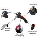 Apoio de porta Modern Lar™ para segurança e independência, ideal para uso em casas e ambientes acessíveis.