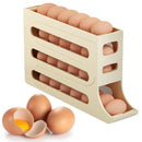 Dispenser de ovos inteligente ModernLar, design moderno, compacto e prático, para armazenamento eficiente de ovos na cozinha.