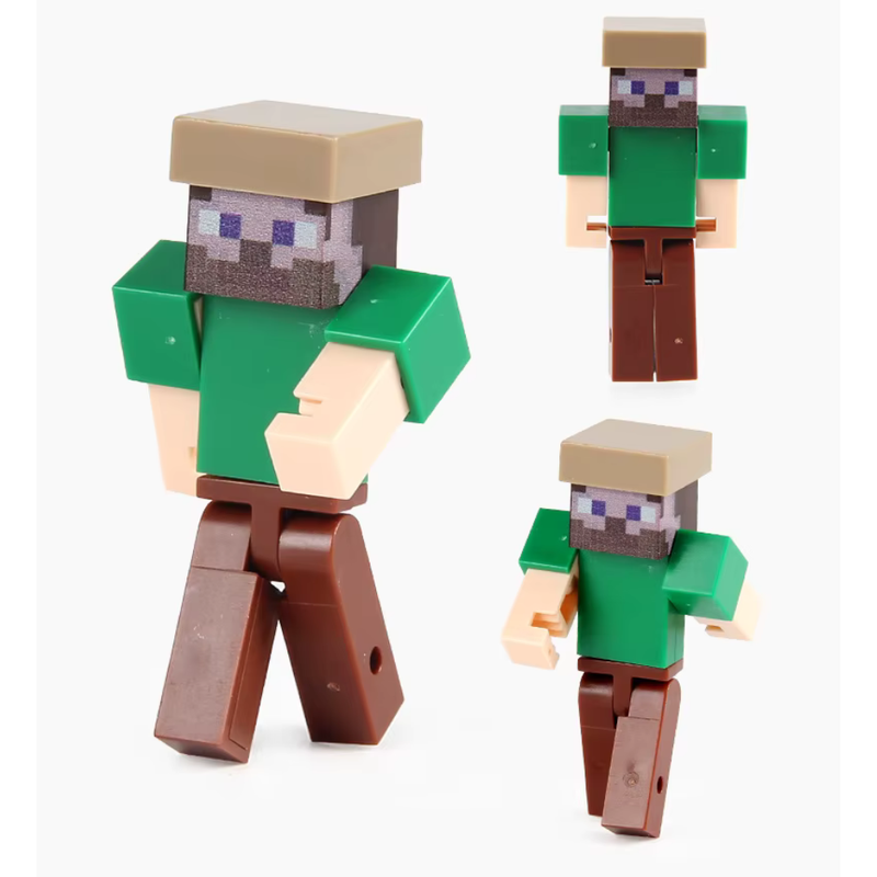 Blocos Magnéticos Colecionáveis Infantil estilo Minecraft – Conjunto de Montagem Educativo