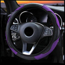 Capa de volante universal de couro para carro da marca Viva Lar, ajustada para volante de automóvel.