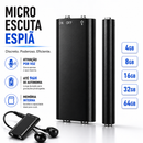 Microfone espião com ativação por voz, dispositivo de escuta discreto para espionagem, marca Loja Viva Lar.