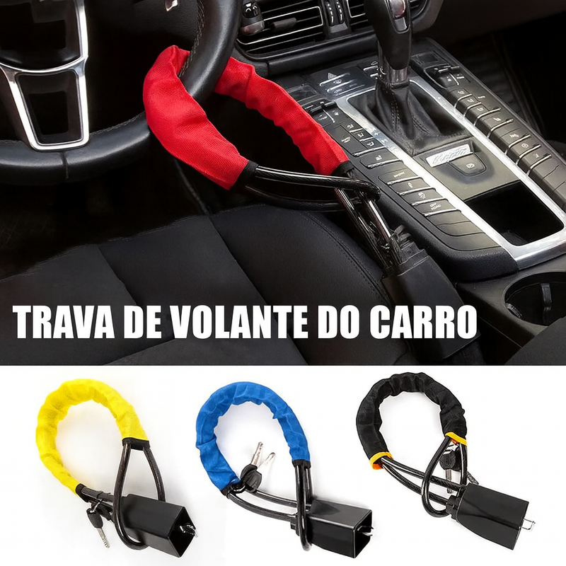 🔒 SecureLock™ — Trava de Volante Premium Antifurto Universal