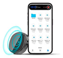 Gravador de voz espião magnético de 64GB com IA e USB, compacto e discreto, ideal para gravações secretas.