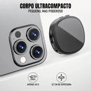 Gravador de voz espião magnético de 64GB com IA e conexão USB, compacto e discreto para gravações secretas.