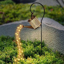Decoração de Jardim Regador com Luz Led Solar