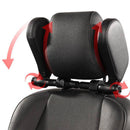 Encosto de cabeça para carro da Viva Lar, com 12 níveis de regulagem, feito em material automotivo da linha Sonex.