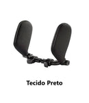 Encosto de cabeça para carro Viva Lar com 12 níveis de regulagem, confortável e ajustável para assentos automotivos.