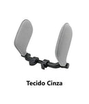 Encosto de cabeça para carro da Viva Lar com 12 níveis de regulagem, feito em material automotivo resistente.