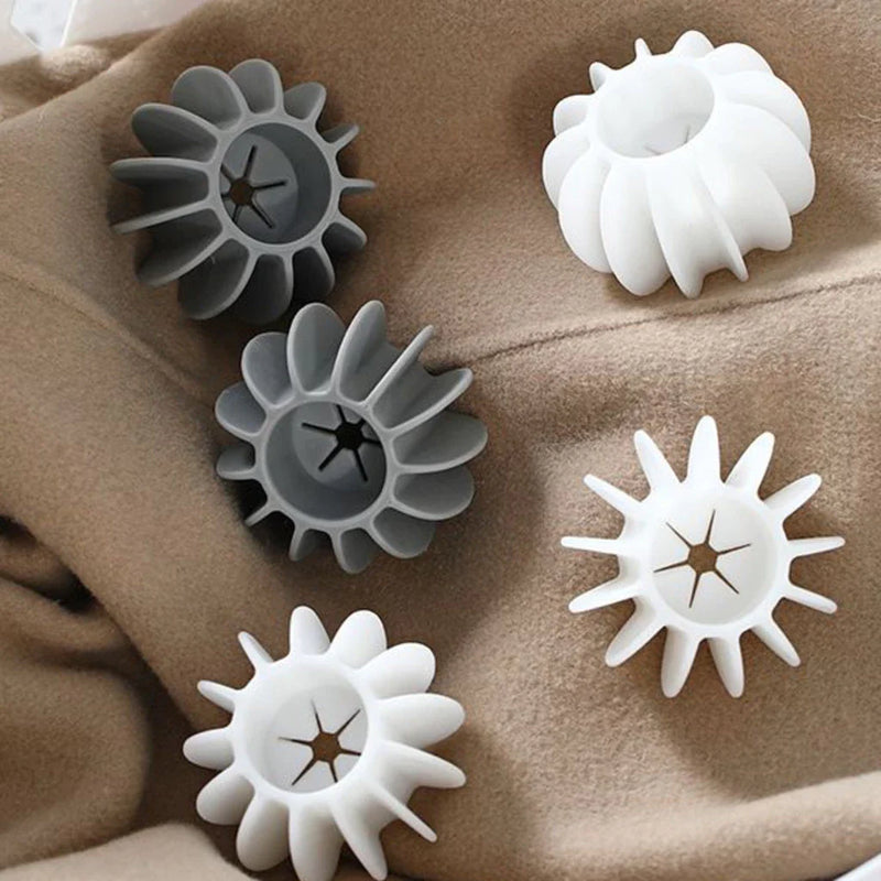 Kit 12 Bolas de Lavagem Reutilizáveis para Máquina de Lavar