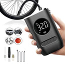 Mini compressor de ar digital portátil recarregável da Viva Lar, compacto e ideal para inflar pneus e objetos pequenos.