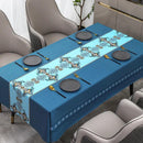 Toalha de mesa Califórnia™ Decor da ModernLar, impermeável, com estampa colorida e estilo elegante para o ambiente doméstico.