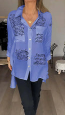 Camisa Poema de Seda™ da ModernLar, com detalhes elegantes, caimento perfeito e acabamento refinado para um estilo sofisticado.