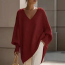 Suéter genebra da ModernLar em tricô macio, modelo oversized, com design confortável e acabamento elegante.