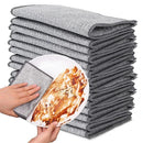 Toalhas de aço inoxidável ModernLar CleanFiber™ para limpeza eficiente e durável, ideal para sujeira difícil na cozinha.
