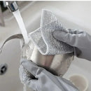 Toalhas de aço inoxidável ModernLar CleanFiber para limpeza eficiente e durável, ideal para remover sujeira difícil na cozinha.