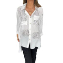 Camisa de seda ModernLar Poema com detalhes elegantes, caimento perfeito e toque sofisticado, ideal para um estilo refinado.