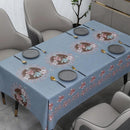 Toalha de mesa Califórnia™ Decor da ModernLar com acabamento impermeável, ideal para proteger e decorar sua mesa.