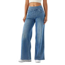 Calça jeans moderna Lorenz™ super elástica com cós anatômico, modeladora, em tecido confortável e ajustado ao corpo.