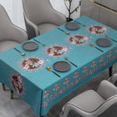 Toalha de mesa Califórnia™ Decor da ModernLar, com acabamento impermeável, ideal para decorar e proteger sua mesa.