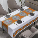 Toalha de mesa Califórnia™ Decor da ModernLar com acabamento impermeável, ideal para proteger e decorar sua mesa.