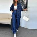 Conjunto Madonna™ com corte moderno estilo cargo da ModernLar, ideal para um look urbano sofisticado e destacado.