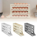 Dispenser de ovos inteligente ModernLar, design moderno e compacto, com compartimentos visíveis para armazenamento prático de ovos.