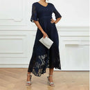 Vestido Celira™ da ModernLar com design floral sofisticado, tecido leve e elegante, ideal para ocasiões especiais.