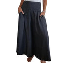 Calça-saia Vanilla™ com cintura alta modeladora, tecido confortável, estilo elegante, ideal para valorizar o movimento e a silhueta.