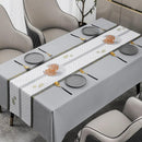 Toalha de mesa Califórnia™ Decor da ModernLar, com acabamento impermeável e design elegante para proteger e decorar sua mesa.