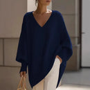 Suéter Genebra™ em tricô macio premium, modelo oversized, com design confortável, da marca ModernLar.