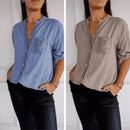 Camisa Ortência™ da ModernLar com brilho em strass luxuoso, detalhes elegantes e acabamento sofisticado.