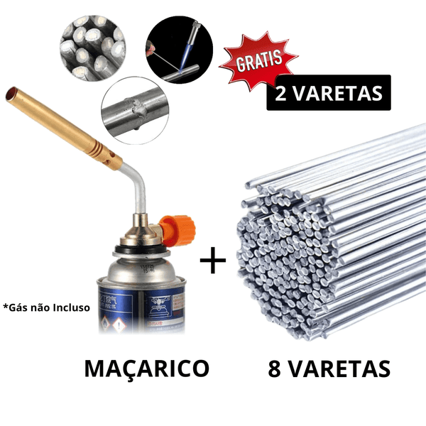 Conjunto Completo de Solda Profissional - Solda Premium