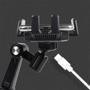 Suporte estável para celular Viva Lar com fixação reforçada, fixado em suporte resistente para uso seguro e firme.