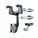 Suporte veicular para celular 360º Viva Lar DriveClip Pró fixado no painel, ajustável para diferentes ângulos de visão.