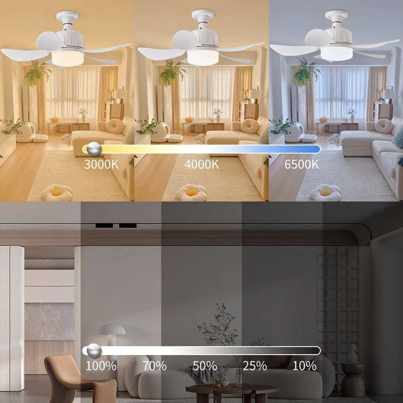 Ventilador de Teto com Luz com Controle Remoto - BrisaSmart