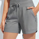 Shorts Alícia Comfort™ da ModernLar em malha leve, com forro, oferecendo liberdade total sem aperto ou incômodo.