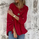 Blusa Magna™ em estilo camisaria com botão único, design minimalista e elegante, perfeita para looks modernos e sofisticados.