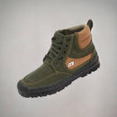 Coturno Tactical Edge da ModernLar com sola antiderrapante, couro resistente e design robusto para uso tático e outdoor.