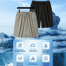 Bermuda IceMotion™ ModernLar para esportes e casual, máxima refrescância, verão 2025/2026, vista frontal com detalhes em tecido.