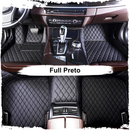 Kit de tapetes automotivos de luxo Viva Lar, sob medida, com acabamento em materiais de alta qualidade para conforto e estilo.