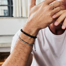 Bracelete Bamboo em Aço Inoxidável - Tamanho Único