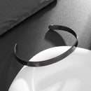 Bracelete Classic em Aço Inoxidável Black - Tamanho Ajustável