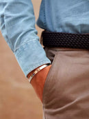 Bracelete Classic em Aço Inoxidável - Tamanho Ajustável