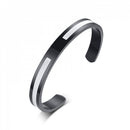 Bracelete Classic Fusion Black em Aço Inoxidável