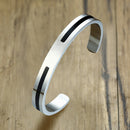 Bracelete Classic Fusion Silver em Aço Inoxidável