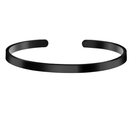Bracelete Classic Slim em Aço Black + Pulseira de Brinde