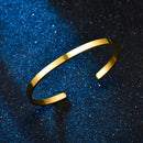 Bracelete Classic Slim em Aço Gold + Pulseira de Brinde