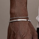 Bracelete Classic Slim em Aço Inoxidável + Pulseira de Brinde